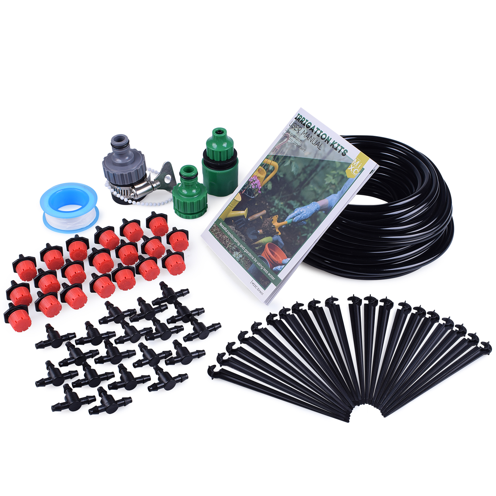 MIXC 1/4-inch Drip Irrigation Kits